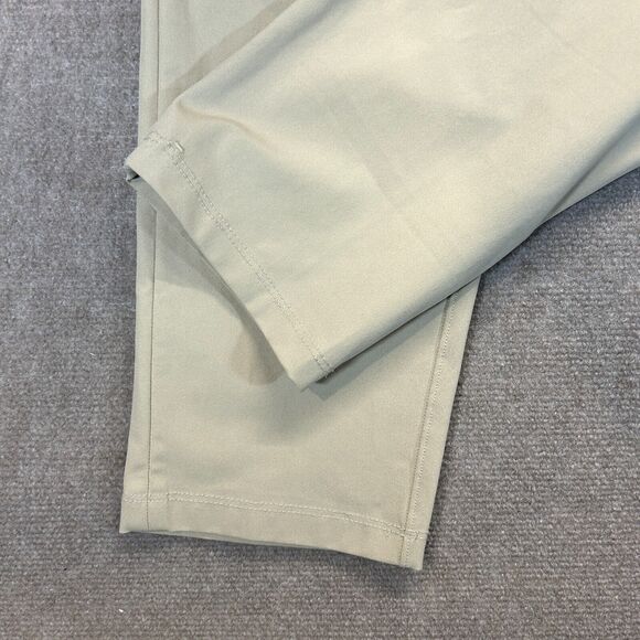 Lululemon Commission Pants Slim Men's 31 Tan ABC Tech Hemmed 26.5" Inseam - Picture 4 of 15